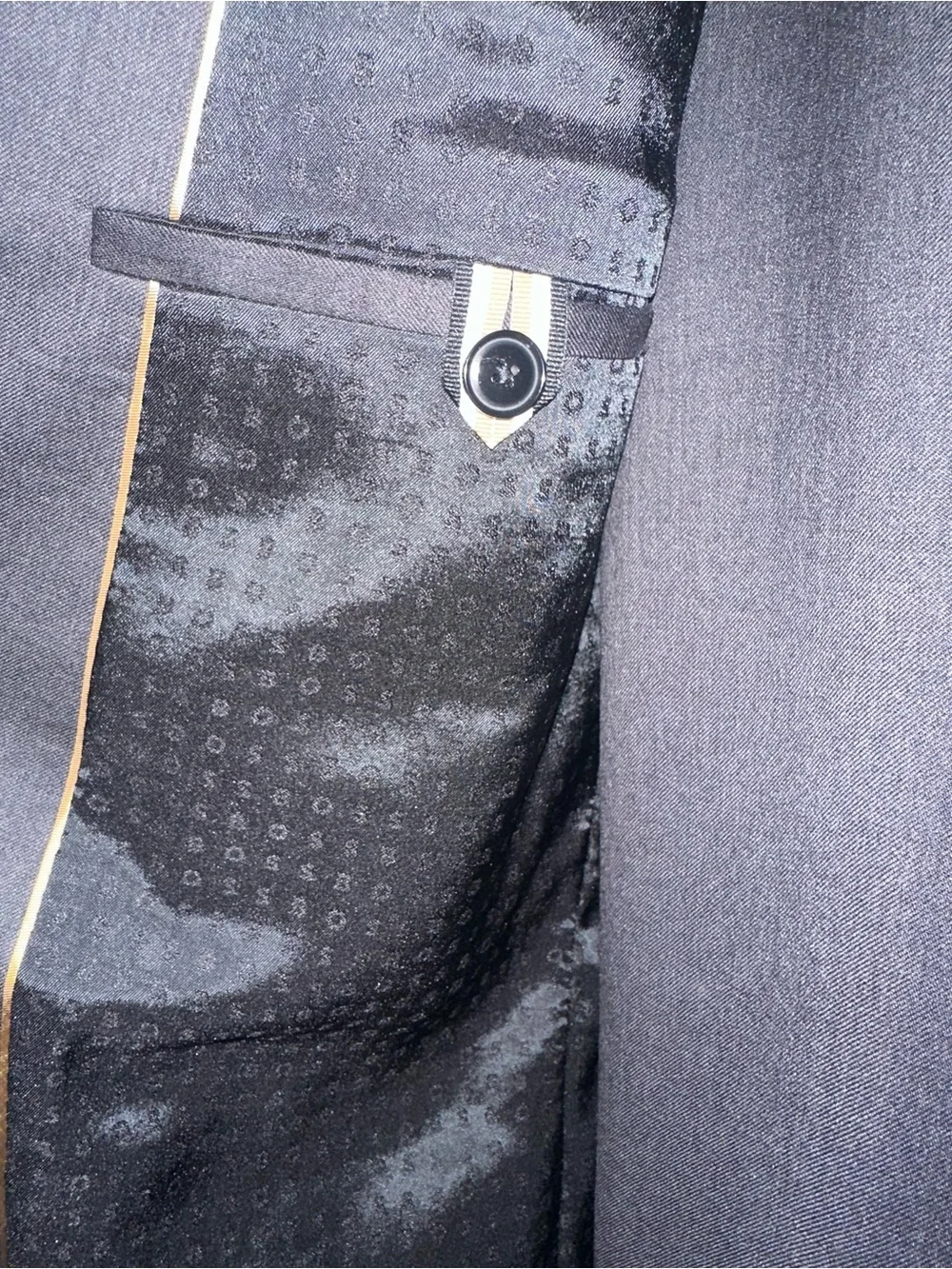 BOSS Hugo Boss Men's Dark Grey Wool 'H-Huge' Slim Fit 2-Piece Suit 40R NWT